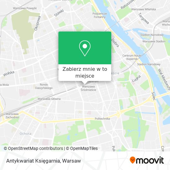 Mapa Antykwariat Księgarnia