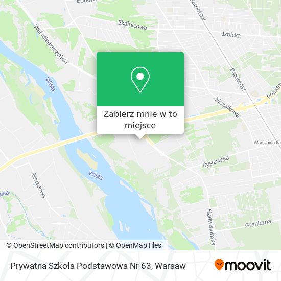 Mapa Prywatna Szkoła Podstawowa Nr 63