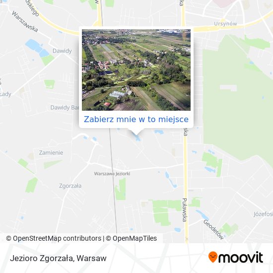 Mapa Jezioro Zgorzała