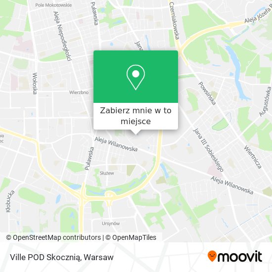 Mapa Ville POD Skocznią