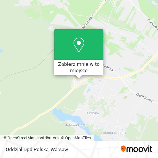 Mapa Oddział Dpd Polska