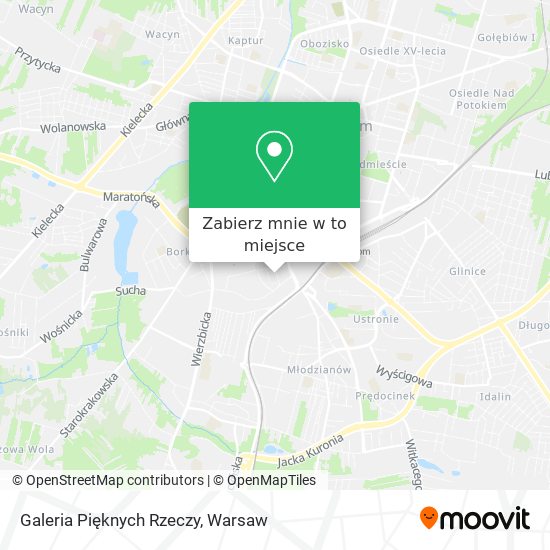 Mapa Galeria Pięknych Rzeczy