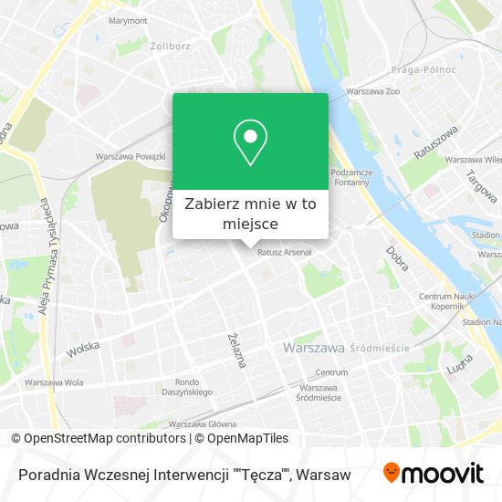 Mapa Poradnia Wczesnej Interwencji ""Tęcza""