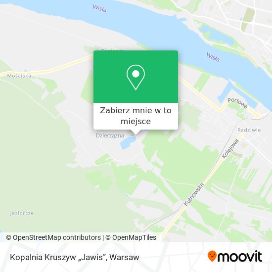 Mapa Kopalnia Kruszyw „Jawis”