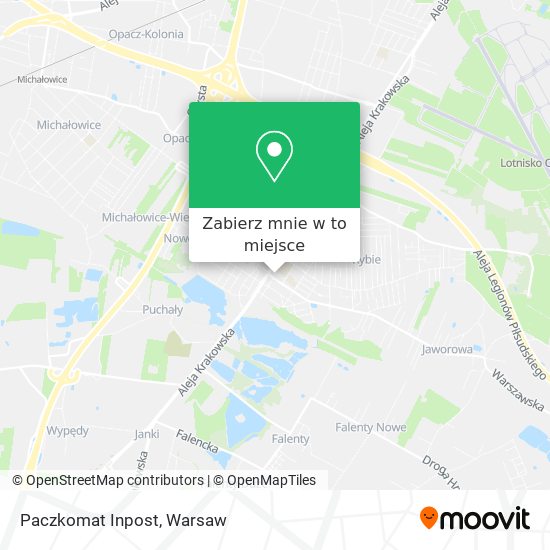 Mapa Paczkomat Inpost