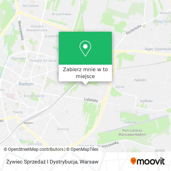 Mapa Żywiec Sprzedaż I Dystrybucja