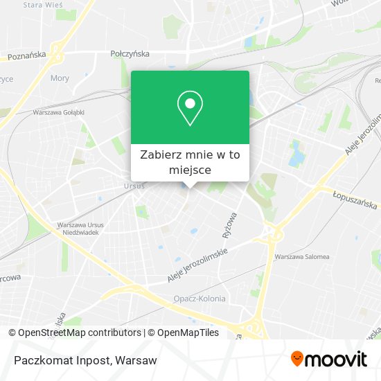 Mapa Paczkomat Inpost