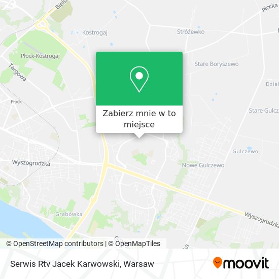 Mapa Serwis Rtv Jacek Karwowski