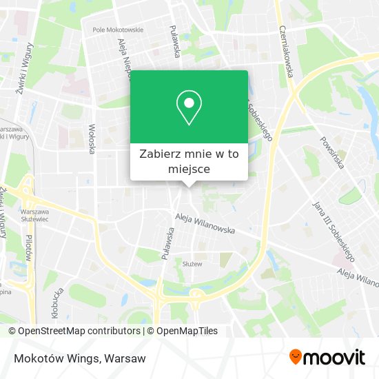 Mapa Mokotów Wings