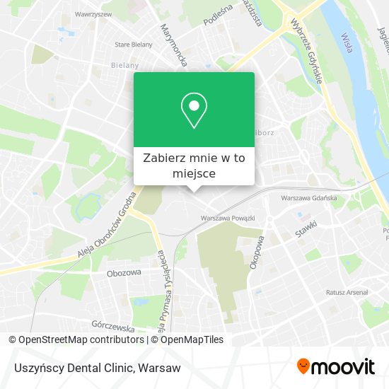 Mapa Uszyńscy Dental Clinic