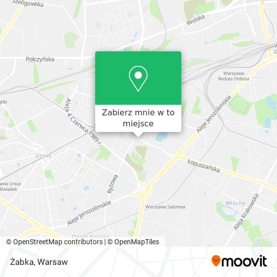 Mapa Żabka