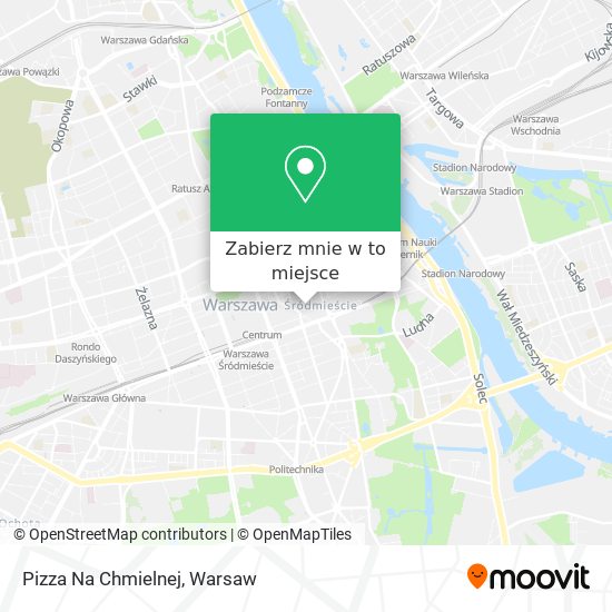 Mapa Pizza Na Chmielnej