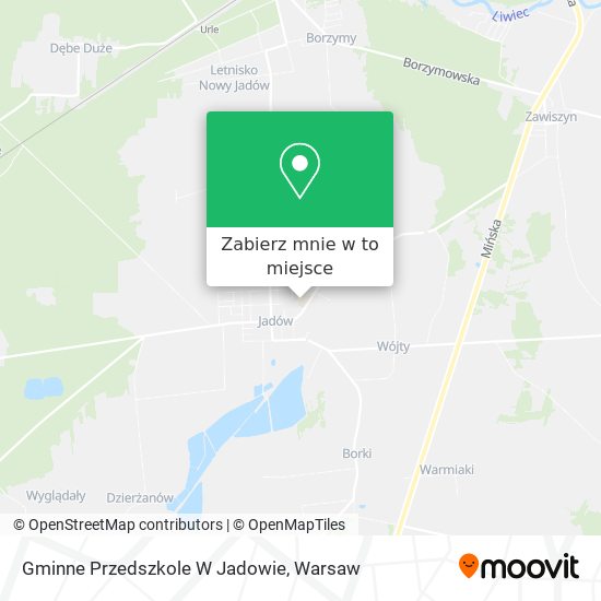 Mapa Gminne Przedszkole W Jadowie