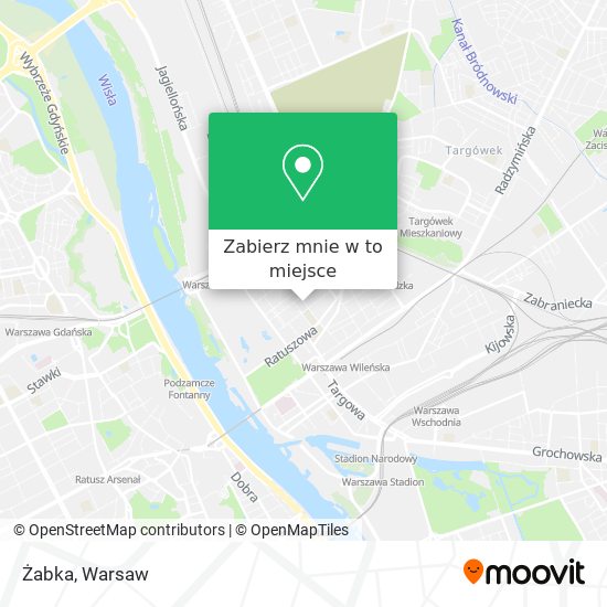 Mapa Żabka