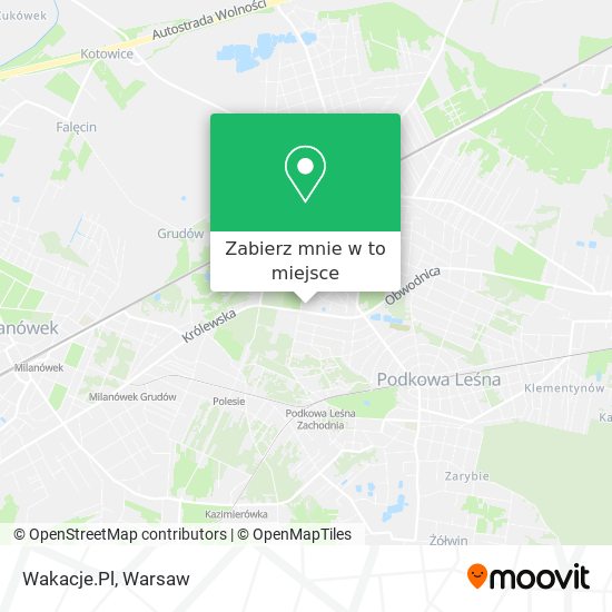 Mapa Wakacje.Pl