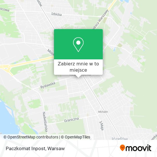 Mapa Paczkomat Inpost