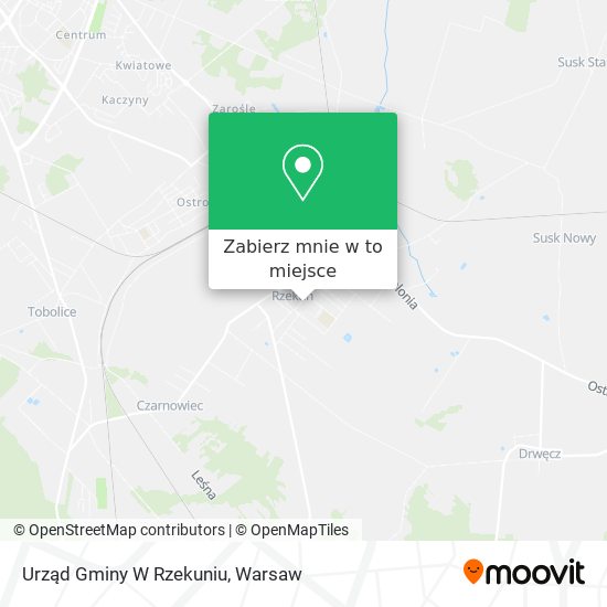 Mapa Urząd Gminy W Rzekuniu