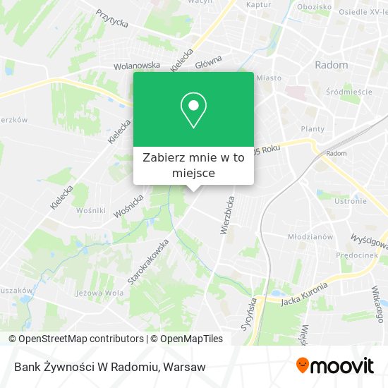 Mapa Bank Żywności W Radomiu