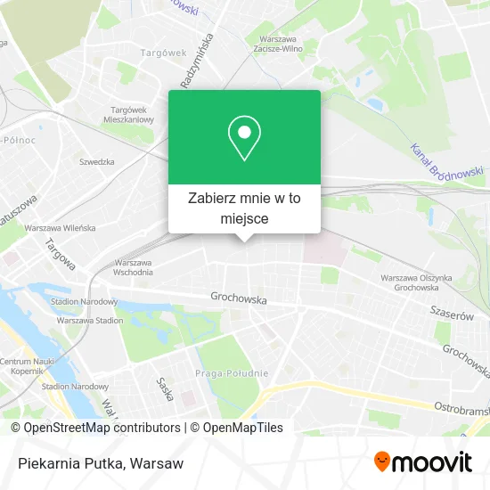 Mapa Piekarnia Putka
