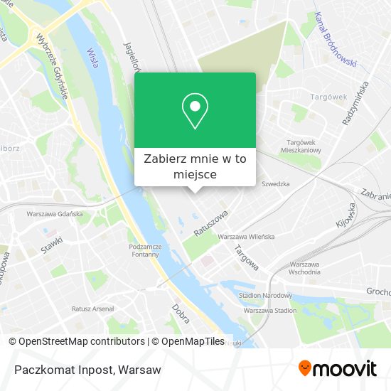 Mapa Paczkomat Inpost