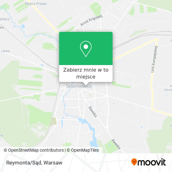 Mapa Reymonta/Sąd