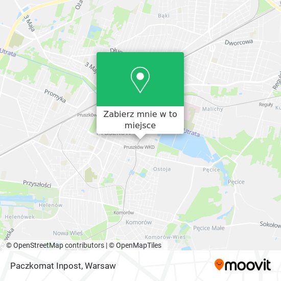 Mapa Paczkomat Inpost