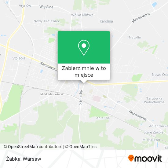 Mapa Żabka