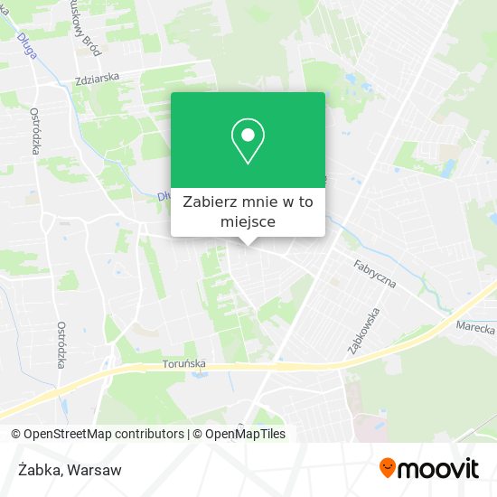 Mapa Żabka