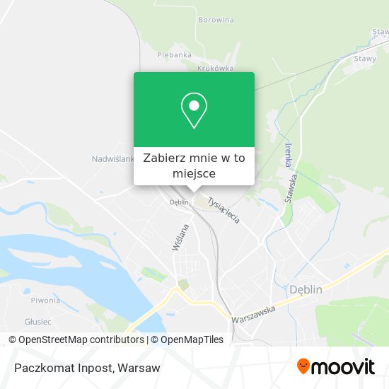 Mapa Paczkomat Inpost