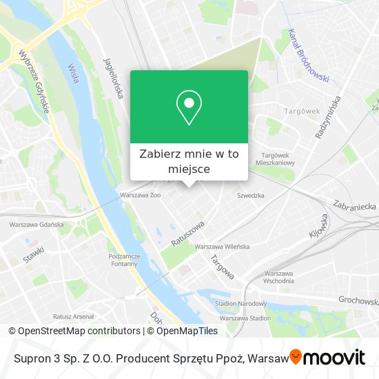 Mapa Supron 3 Sp. Z O.O. Producent Sprzętu Ppoż