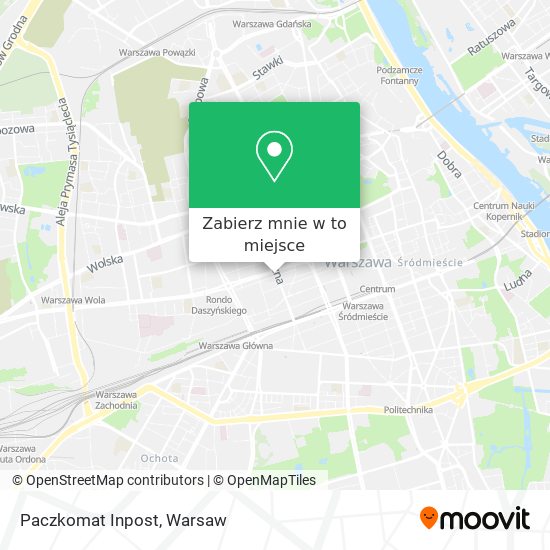 Mapa Paczkomat Inpost