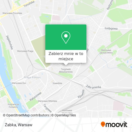 Mapa Żabka