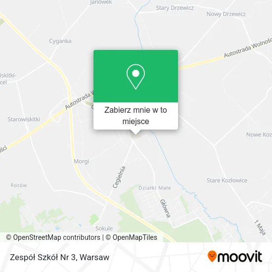 Mapa Zespół Szkół Nr 3