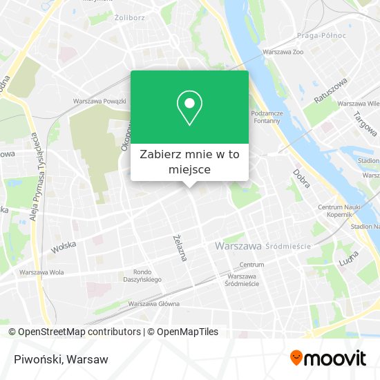 Mapa Piwoński