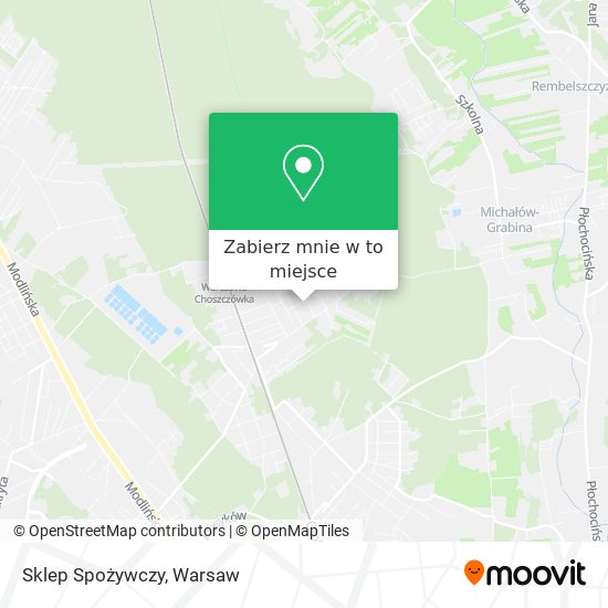 Mapa Sklep Spożywczy