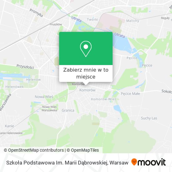 Mapa Szkoła Podstawowa Im. Marii Dąbrowskiej