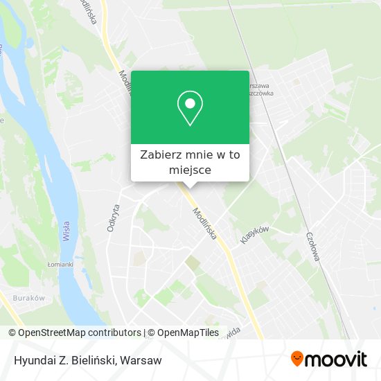 Mapa Hyundai Z. Bieliński