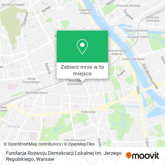 Mapa Fundacja Rozwoju Demokracji Lokalnej Im. Jerzego Regulskiego