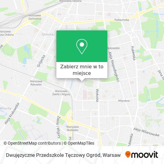 Mapa Dwujęzyczne Przedszkole Tęczowy Ogród