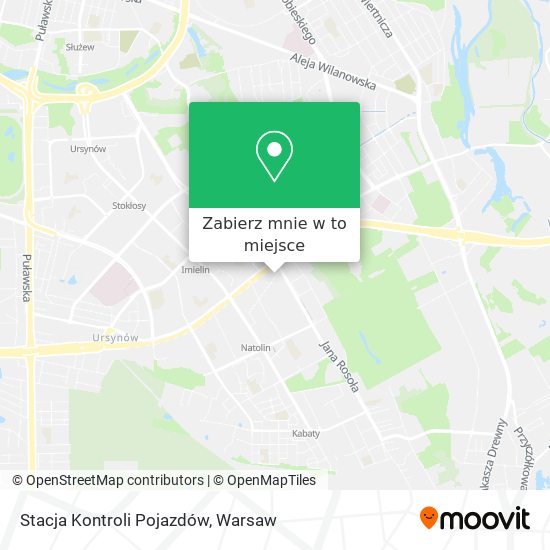 Mapa Stacja Kontroli Pojazdów