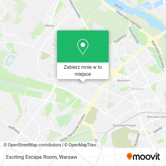 Mapa Exciting Escape Room