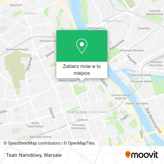 Mapa Teatr Narodowy