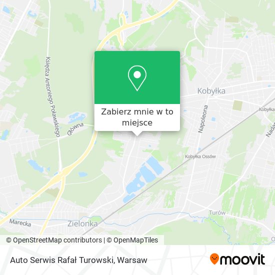 Mapa Auto Serwis Rafał Turowski