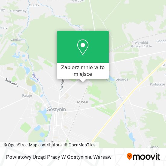 Mapa Powiatowy Urząd Pracy W Gostyninie