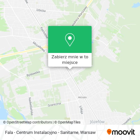 Mapa Fala - Centrum Instalacyjno - Sanitarne