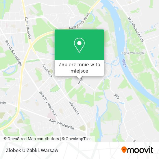 Mapa Żłobek U Żabki