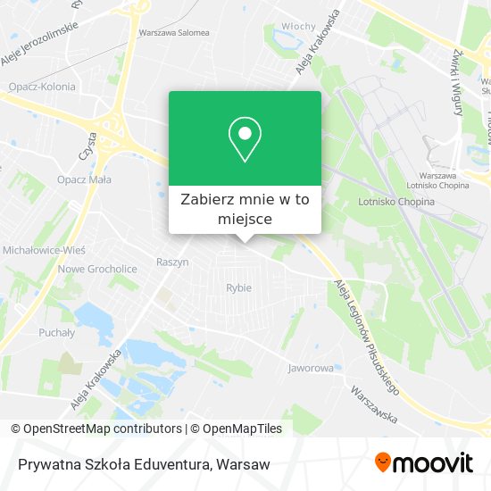 Mapa Prywatna Szkoła Eduventura