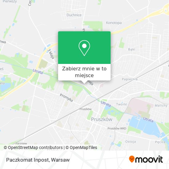 Mapa Paczkomat Inpost