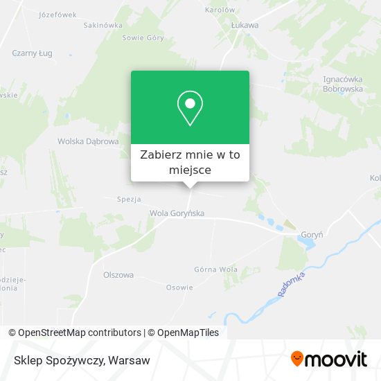 Mapa Sklep Spożywczy