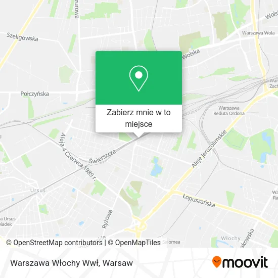 Mapa Warszawa Włochy Wwł